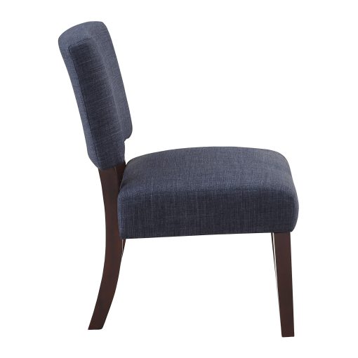 Office Star Jasmine Fabric Accent Chair, Navy - Image 2