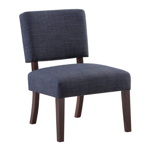 Office Star Jasmine Fabric Accent Chair, Navy