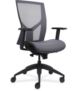 Lorell® High-Back Mesh Chair, Black 2