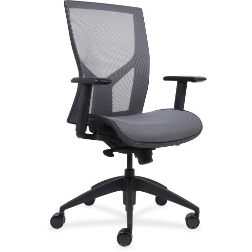 Lorell® High-Back Mesh Chair, Black - Image 2