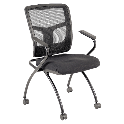 Lorell® Guest Chairs, Black/Black, 2/Carton - Image 2