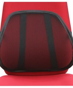 Lorell® Ergo Lumbar Back Support, Mesh, Black 2