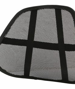 Lorell® Ergo Lumbar Back Support, Mesh, Black