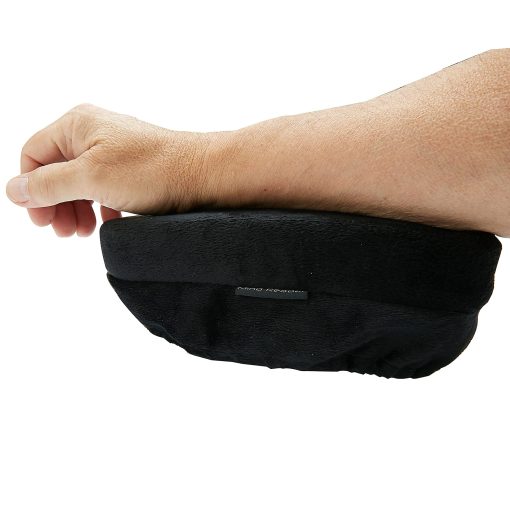 Mind Reader Arm Rests, 1-1/2"H x 9-1/2"W x 4-1/2"D, Black, Pack Of 2 Arm Rests - Image 2