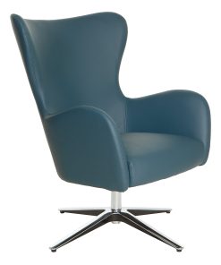 Office Star™ Wilma Swivel Arm Chair, Blue