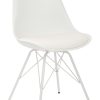 Ave Six Emerson Student Side Chair, White
