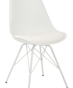 Ave Six Emerson Student Side Chair, White