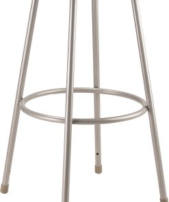 National Public Seating Hardboard Stool, 30"H, Gray