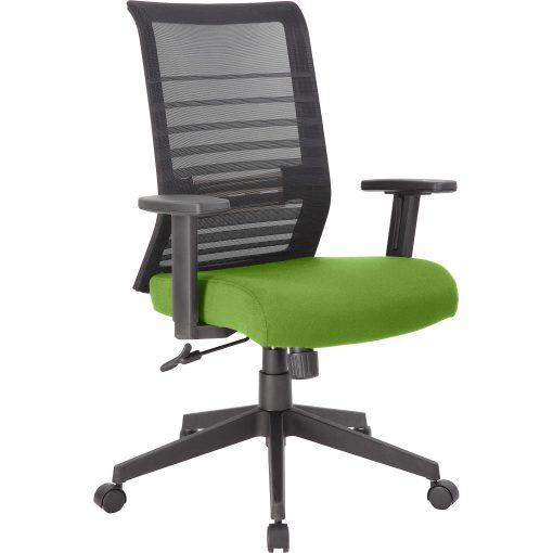 Lorell Removable Mesh Seat Cover - 19" Length x 19" Width - Polyester Mesh - Green - 1 Each - Image 2