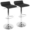 Lorell® Classroom Student Stack Chairs, 12″H Seat, Navy/Silver, Set Of 4 4