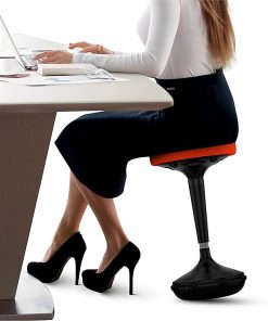 Wobble Stool Standing Desk & Balance Office Stool for Active Sitting Red Adjustable Height 23-33″ Sit Stand Up Perching Chair Uncaged Ergonomics 2