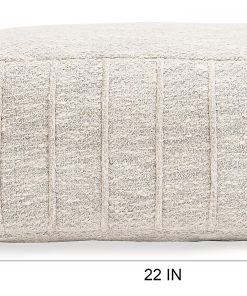 Realspace™ Fabric Footrest, 10″H x 22″W x 12″D, Cream 2