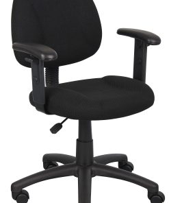 Boss Office Products Posture Mid-Back Task Chair, Black