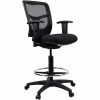 WorkPro® Quantum 9000 Series Ergonomic Mesh/Premium Fabric Mid-Back Chair, Black/Sky, BIFMA Compliant 4