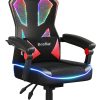 Flash Furniture Ergonomic Mid-Back Mesh Drafting Chair with Fabric Seat, Adjustable Foot Ring and Arms, Black 3