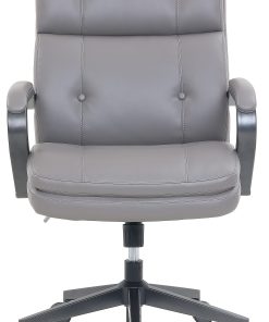 Serta® SitTrue™ Belterra Faux Leather Mid-Back Manager Chair, Gray 2