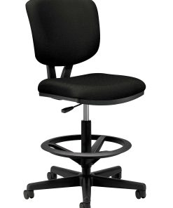 HON® Volt® 5705 Fabric Mid-Back Stool, Black